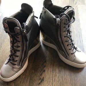 Size 39 Guiseppe Zanotti Wedge Sneaker